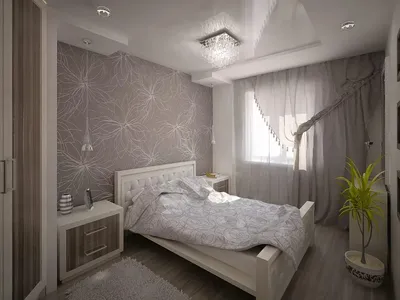 Удивительно красивая спальня на 11 кв. м. + лоджия | 1001 идея дизайна |  Дзен