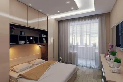Дизайн маленькой спальни в светлом современном стиле | Meter