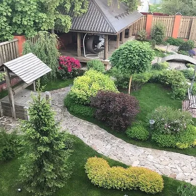 Дизайн частного сада в пейзажном стиле. Abitant Москва