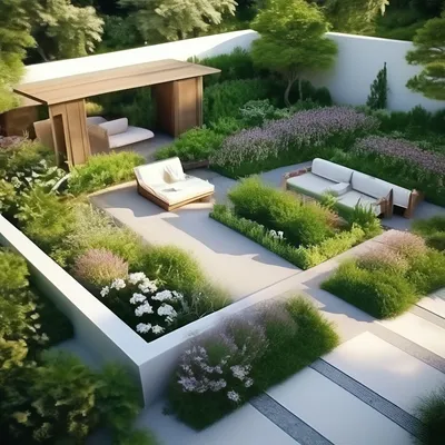 Садовый дизайн маленького участка: создаем красивый и функциональный сад  [94 фото]