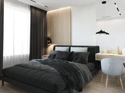 Современный дизайн интерьера спальной комнаты - Meko.by