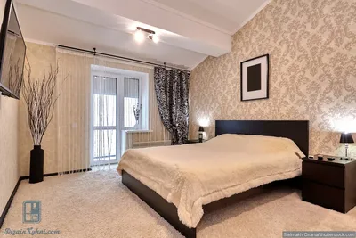 Интерьер спальни модерн хай-тек дом…» — создано в Шедевруме