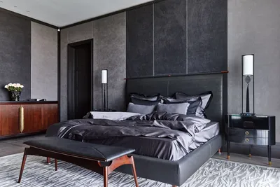 Интерьер спальни в современном стиле: подбор мебели, штор и кровати | фото  спальни в современном стиле
