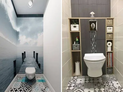 Дизайн туалета в Старом Осколе 🏠 Дизайн маленького туалета ✓ Варианты  оформления санузла в квартире