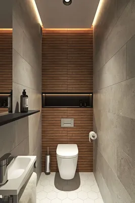Дизайн маленького туалета: как сделать его функциональным и стильным [87  фото]
