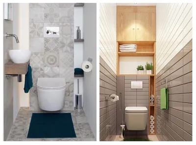 Современный дизайн интерьера в туалете в хрущевке: идеи ремонта, выбор  цвета и сантехники