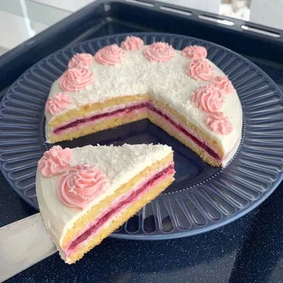 Маковый торт с безе и клубникой - пошаговый рецепт с фото на Готовим дома