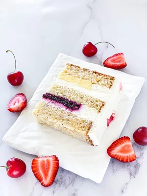 Клубнично-йогуртовый торт: рецепт с пошаговым фото - Бисквитный торт от  1001 ЕДА