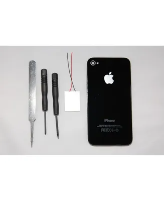 Задняя крышка для iPhone 4S черный цвет black с доставкой сегодня