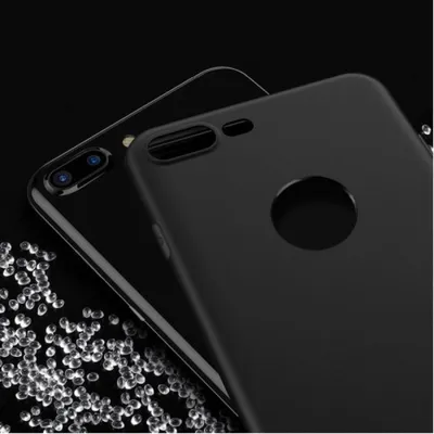 Купить Чехол iPhone 7 Plus, 8 Plus (5.5) ARMOUR матовый (черный с красным)  в магазине 3G-Сервис