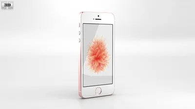Крышка (корпус) Apple iPhone SE Rose Gold А-сток розовый