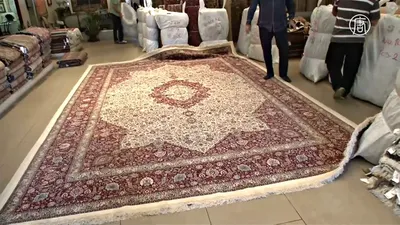 Ковер в интерьере из Иранских коллекции Abrishim – купить в Москве в  магазине Star-Carpet