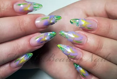 Дизайн ногтей. МК | Ногти, Цветочные ногти, Нейл-арт