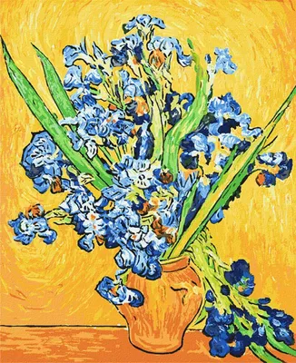 Картина \"Винсент Ван Гог \"Ирисы в вазе\"\" | Интернет-магазин картин  \"АртФактор\"