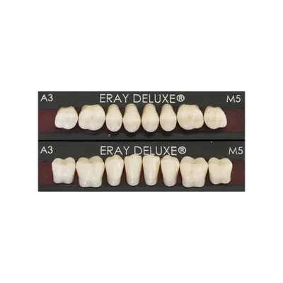 Зубы искусственные акриловые трехслойные Eray Deluxe
