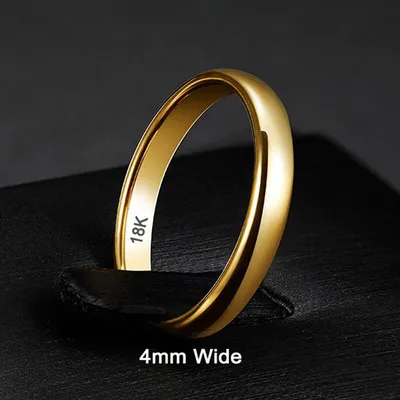 Идеальные обручальные кольца желтое золото - это удобные кольца