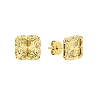Золотые серьги с фианитом (арт. 3252.1) цена - 3621.02 грн, фото - купить в  интернет-магазине Золотая Королева