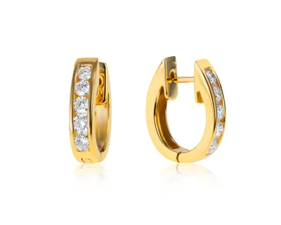 Итальянские золотые серьги с бриллиантами 0.14ct Prestige – купить за 78  500 ₽ в интернет-магазине Mister Diamond с бесплатной доставкой