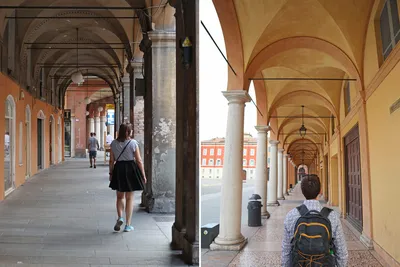 Emilia street, Via Emilia, Modena, Italy Stock Photo - Alamy