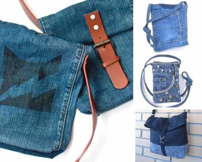 Как сшить рюкзак из старых джинсов. How to sew a backpack fom old jeans. -  YouTube