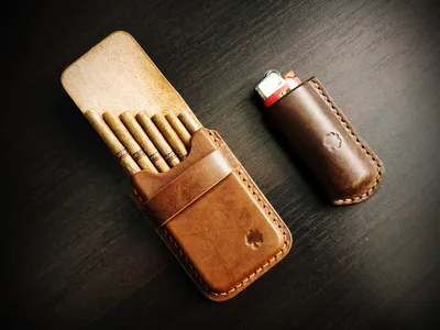 Работа с кожей. Изделие для начинающих. Leather cardholder - YouTube