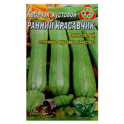 Семена Кабачок \"Кустовой\", Уральский дачник купить по цене 59 ₽ в  интернет-магазине KazanExpress