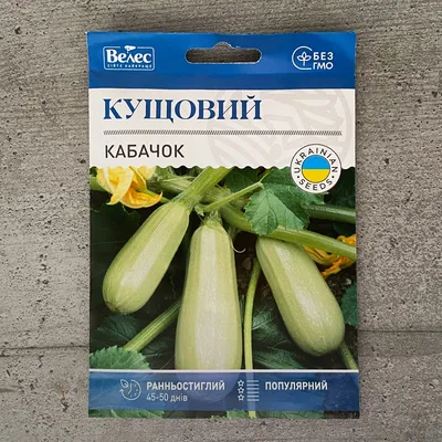 Кабачок Кустовой - семена купить в Киеве, Украине фото, отзывы, описание -  Дачник