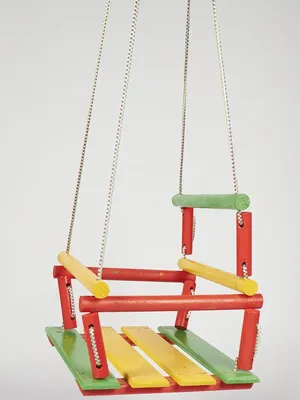 Качели детские подвесные, деревянные, сиденье 30×40см бежевого цвета -  СМЛ0001456391 - оптом купить во Владивостоке по недорогой цене в  интернет-магазине Стартекс
