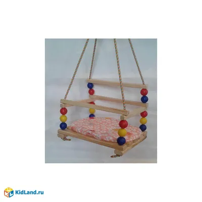 Детские подвесные качели со спинкой деревянные (id 50113677), купить в  Казахстане, цена на Satu.kz