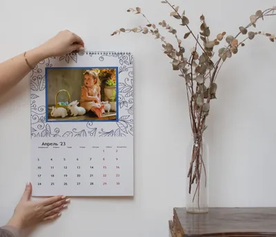 Настенные календари на фотобумаге Онлайн заказ в Унече