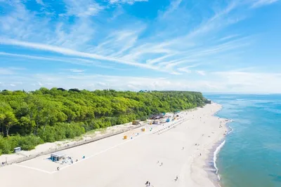 Янтарный пляж, Калининградская область. Голубой пляж, флаг, поселок, фото,  отзывы, отдых, на карте, как добраться — Туристер.Ру