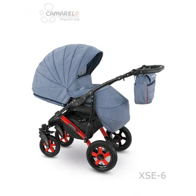 Прогулочная коляска Camarelo ELF с надувными колесами, чехлом на ножки,  сумкой для мамы - купить с доставкой по выгодным ценам в интернет-магазине  OZON (352667346)