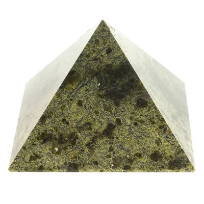 Пирамида 8х8х7 см камень змеевик 113780 купить в Туле в интернет-магазине  Уральский сувенир