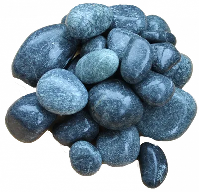 Купить камень Змеевик (Серпентинит) Черный Принц для бани обвалованный  ведро 10 кг, фракция 70-120 мм в Перми недорого | Атмосфера Теплоты
