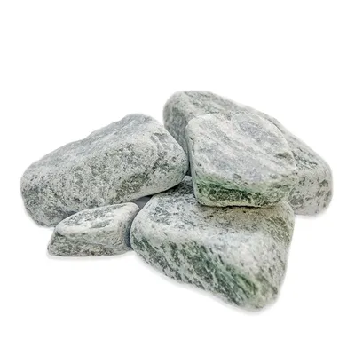 Правильный камень Камни для бани и сауны - Змеевик Серпентинит колотый
