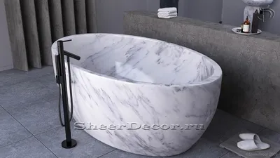 Каменная ванна Tala из белого мрамора Bianco Carrara 071005151