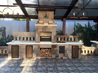 Outsidegardendecor | Outdoor fireplace designs, Backyard fireplace, Outdoor  stone fireplaces