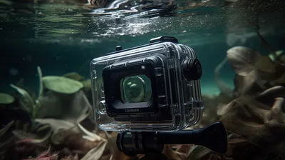Камера находится под водой видно …» — создано в Шедевруме