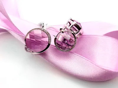 Кольца с розовыми камнями: купить кольцо с камнями розового цвета в  ювелирном гипермаркете Злато