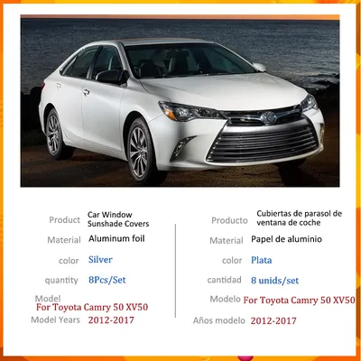 For Toyota Camry 50 XV50 2012~2017 Car Window Windshield Sunshade Front UV  Protect Reflector Sun Shade Sun Visor Car Accessories - AliExpress