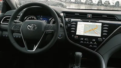 Интерьер салона Toyota Camry USA (2014-2017). Фото салона Toyota Camry USA