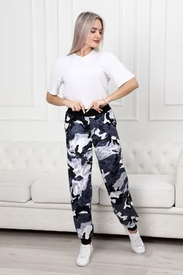 Купить штаны женские с рисунком арт. 1498087 - джинсы, штаны оптом по  низкой цене | optomoll.ru