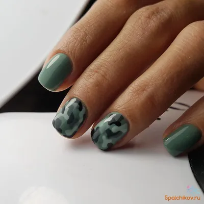 Copycat Claws: The Digit-al Dozen does Colors That Collide - Autumn Camo