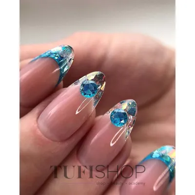 Жидкий камень на ногтях | Nailsart