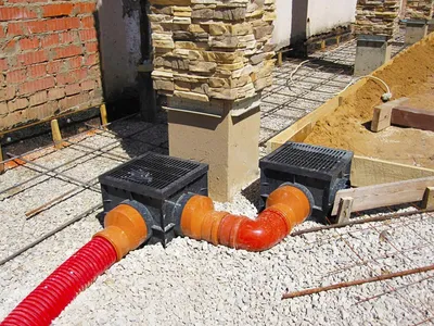 Устройство канализации в частном доме своими руками | Как сделать  канализацию: правильная схема, монтаж в доме и на участке