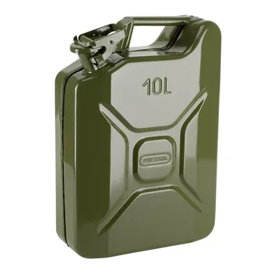 Канистра металлическая ХозЛидер 10 л для бензина - купить в интернет  магазине ХозСити по низким ценам