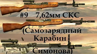 Вогнепальна зброя - Нарізна — Охотничий карабин СКС 7.62х39 — Hotguns.info