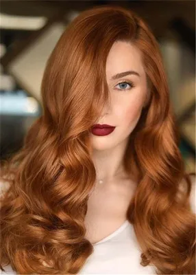 Карамельно рыжий цвет волос (73 фото)