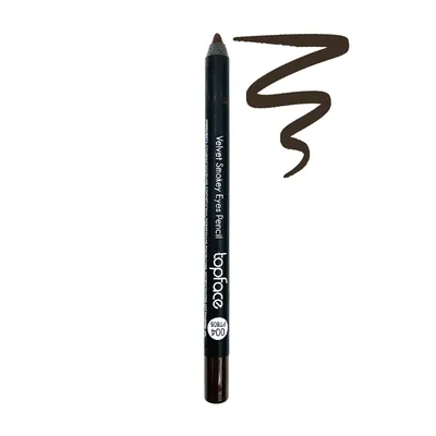 TopFace Карандаш для глаз водостойкий Velvet Smokey Eyes тон 04,коричневый  - РТ605 – купить в интернет-магазине, цена, заказ online