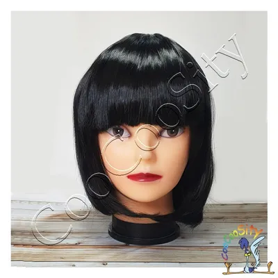 Девушка черные волосы стрижка каре …» — создано в Шедевруме